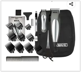 Kit Aparador de Cabelo e Pelos Wahl Deluxe Groom Pro 79305 - Cinza | R$ 157