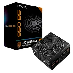 Fonte EVGA 850 B5, 850W, 80 Plus Bronze, Modular - 220-B5-0850-V