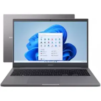 Notebook Samsung Book Intel Core i3 4GB - 256GB SSD 15,6” Full HD Windows 11 NP550XDA-KV3BR