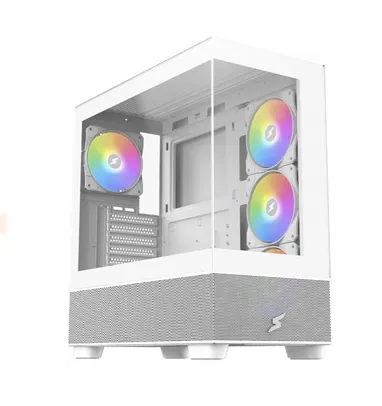 Gabinete Gamer SuperFrame Detonator, White, Mid Tower, Vidro Temperado, E-ATX, Sem Fonte, Sem Fan