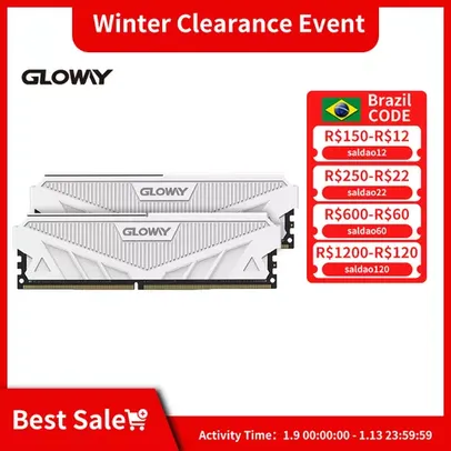 Memoria desktop Gloway 32Gb ( 2x16gb ) ddr4 3200mhz 