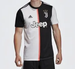 CAMISA ADIDAS JUVENTUS 2019/2020 I TORCEDOR PRETA MASCULINA