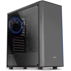 Gabinete Gamer NOX Infinity Omega, ARGB, 1 Cooler, Lateral em Acrílico | R$199