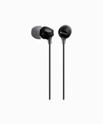 [PRIME] Sony Fone de Ouvido Preto Mdr-Ex15Lp/Bce, Mixtel, 0130110022, Preto R$ 29