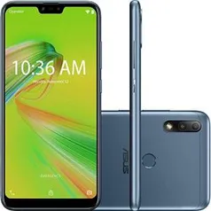 [PRIME] Smartphone ASUS Zenfone Shot Plus 4GB 64GB+64GB, Azul | R$1.099