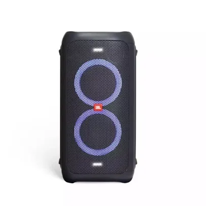 Caixa de som Portátil JBL PartyBox 100 Bluetooth com Luzes Até 12 horas bateria Preto R$1800