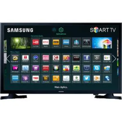 [Shoptime] Smart TV LED 32" Samsung UN32J4300AGXZD HD com Conversor Digital 2 HDMI 1 USB Wi-Fi 120Hz por R$ 1133