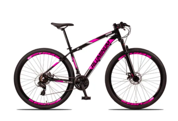 Bicicleta 29 Aluminum Raider 24 Marchas Index Freio a Disco