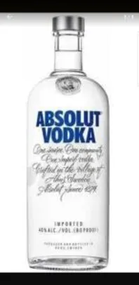 Vodka Absolut 1 litro | R$69