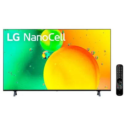 Smart TV LED UHD 50'' LG, 4K, Wi-Fi, NanoCell, 3 HDMI, 2 USB - 50NANO75SQA