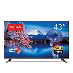 SmartTV Aiwa 43” Full HD, Borda Ultrafina, HDR10, Dolby Áudio - AWS-TV-43-BL-01 TV 43" SMART - BORDA