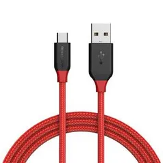 BlitzWolf® Ampcore BW-MC4 2.4A Micro USB Braided Data Cable 3ft/0.9m for Samsung S7 Redmi Note 5 Sale R$19