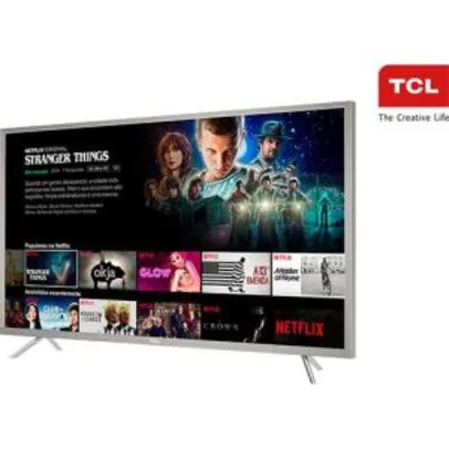 Smart TV Led TCL 49", 4K, Ultra HD, Wi-fi, HDMI, USB - 49P2US - R$ 2100