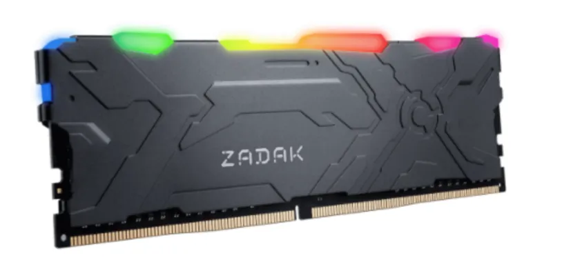 Memória DDR4 Zadak MOAB, RGB, 8GB, 3000MHz, ZD4-MO130C08-08GYG1
