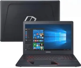 Notebook Odyssey Intel Core 7 I5 8GB (GeForce GTX 1050 com 4GB) 1TB Led Full Hd 15.6'' W10 Preto - Samsung