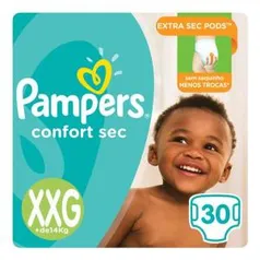 Fralda Pampers Confort Sec Mega Tamanho XXG