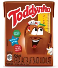 [APP+CLIENTE OURO+LEVE 8 PAGUE 6]Bebida Láctea Toddynho Chocolate 200ml | R$1,19