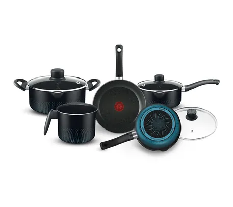 Conjunto de Panela Rochedo Smart Preto - 5 peças Preto