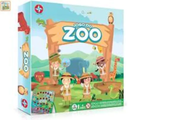 Jogo Do Zoo Brinquedos Estrela Multicores | R$40