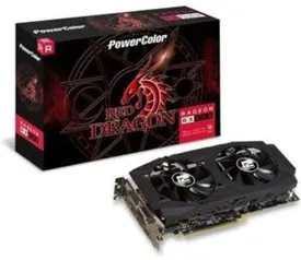 Placa de video power color radeon rx 580 8gb red R$1649