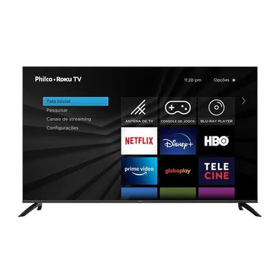 Smart TV LED 58" UHD 4K Philco Roku TV - PTV58G70RCBL