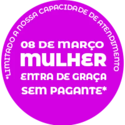 Entrada gratuita para mulheres, só amanhã (08/03)