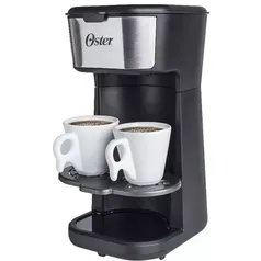 Cafeteira Oster OCAF200 2day 400ml com Copo Térmico Preta - 220v