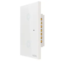 Interruptor KaBuM! Smart, Bivolt, 2 Botões, Branco, 10A, 50/60Hz, Smart Home