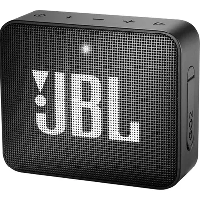 [1x Cartão Ame] Caixa de Som Bluetooth JBL GO 2 com 3W - Preta