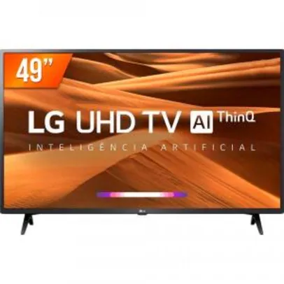 Smart TV LED 49'' Ultra HD 4K LG 49UM 731 R$ 1799