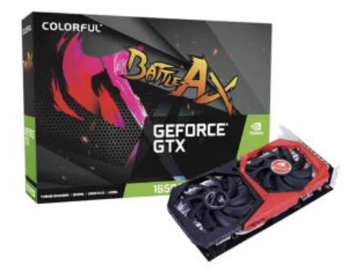 Placa de Vídeo Colorful iGame GeForce GTX 1650 Super 4G-V Dual, 4GB GDDR6, 128Bit - R$1699