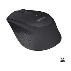 Logitech M280 - Mouse sem fio com Conexão USB e Pilha Inclusa, Preto