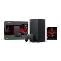 Console Xbox Series X RRT-00033 1TB SSD Preto + Diablo IV