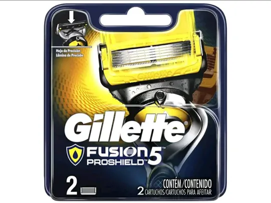 [C.Ouro] Lâminas ProShield para Barbeador Gillette Fusion | R$21