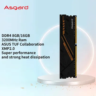 [Taxa Inclusa/Gpay] 16GB MEMORIA RAM DDR4 ASGARD TUF 8GBx2 3200MHz