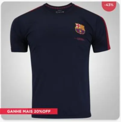 Camiseta Barcelona Fardamento Class - Masculina- R$ 35,99