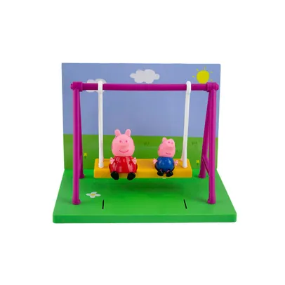 Playset e Mini Figura - Parquinho da Peppa Pig - George e Peppa - Sunny