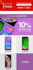 Até 10% OFF em Smartphones na Americanas