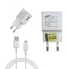 Carregador de Celular Samsung Galaxy + Cabo USB | R$1