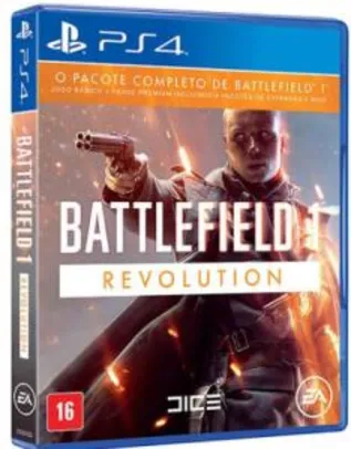 [SUBMARINO]  Battlefield 1 Revolution - BF1 - PS4  - VIA BOLETO + CUPOM