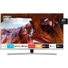 Smart TV LED 50" Samsung RU7450 Ultra HD 4K Bluetooth, Wifi, HDR Premium, Controle Único 3 HDMI, 2 USB