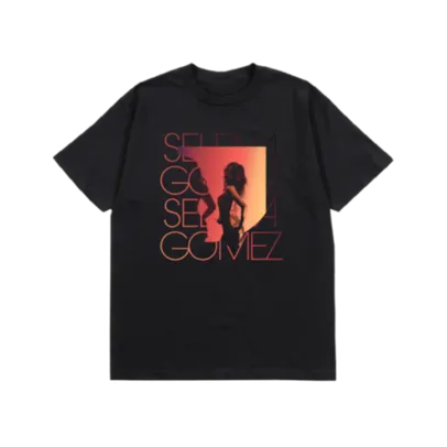 Camiseta Selena Gomez - Sunset - Preta