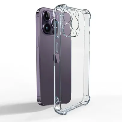 [APP] Capa protetora anti-impacto para iPhone 7 até o iPhone 15 - Case transparente