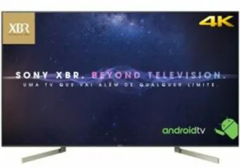 Smart TV LED 65" Sony XBR-65X905F 4K HDR com Android, Wi-Fi, 3 USB, 4 HDMI. | R$6175