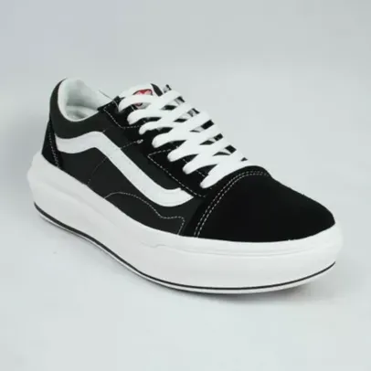 Tênis Vans Old Skool Overt CC Black White 33 ao 42