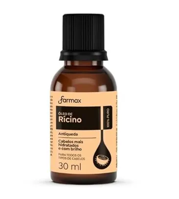 Farmax Óleo Capilar De Rícino Transparente 30 Ml