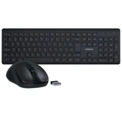 Kit Teclado e Mouse Intelbras CSI50 Sem Fio Preto