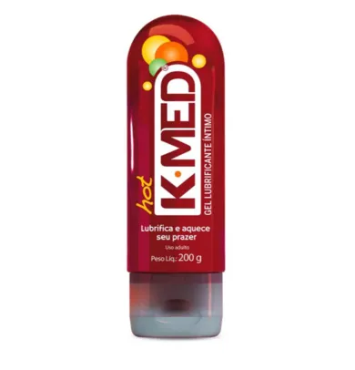 Gel Lubrificante K-Med Hot 200g