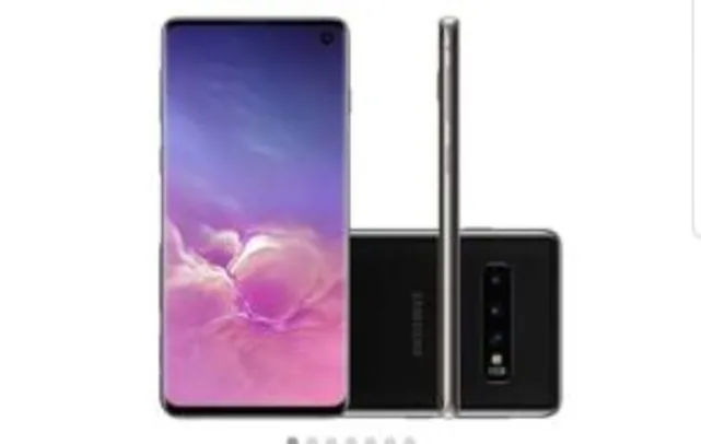 Smartphone Samsung Galaxy S10+ 128GB Dual Chip Android 9.0 Tela 6.4¿ Octa-Core 4G Câmera Tripla Traseira 12MP + 12MP + 16MP - Branco