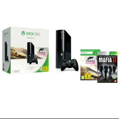 Xbox 360 Slim + Forza H2 + Mafia 2